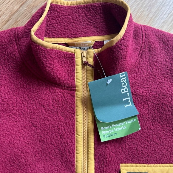 Men's L.L.Bean Sweater Fleece Sherpa Hybrid Pullover XL - Picture 5 of 5